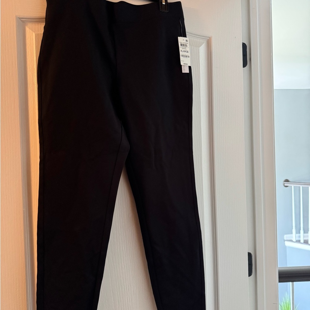 Bar III Black Straight Leg Pants